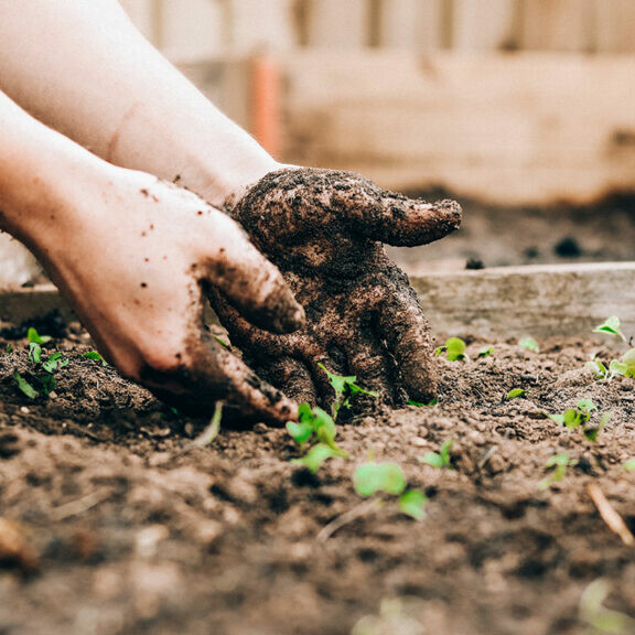 naked gardening